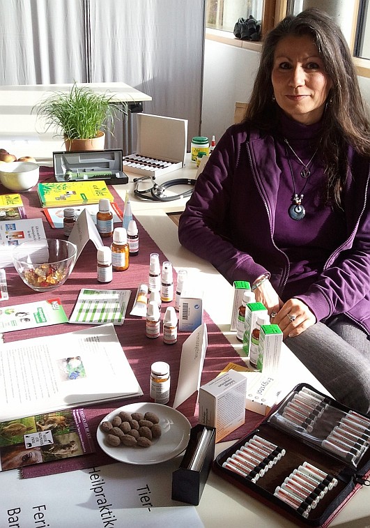 Messestand auf den Alzenauer Naturheiltagen 2011